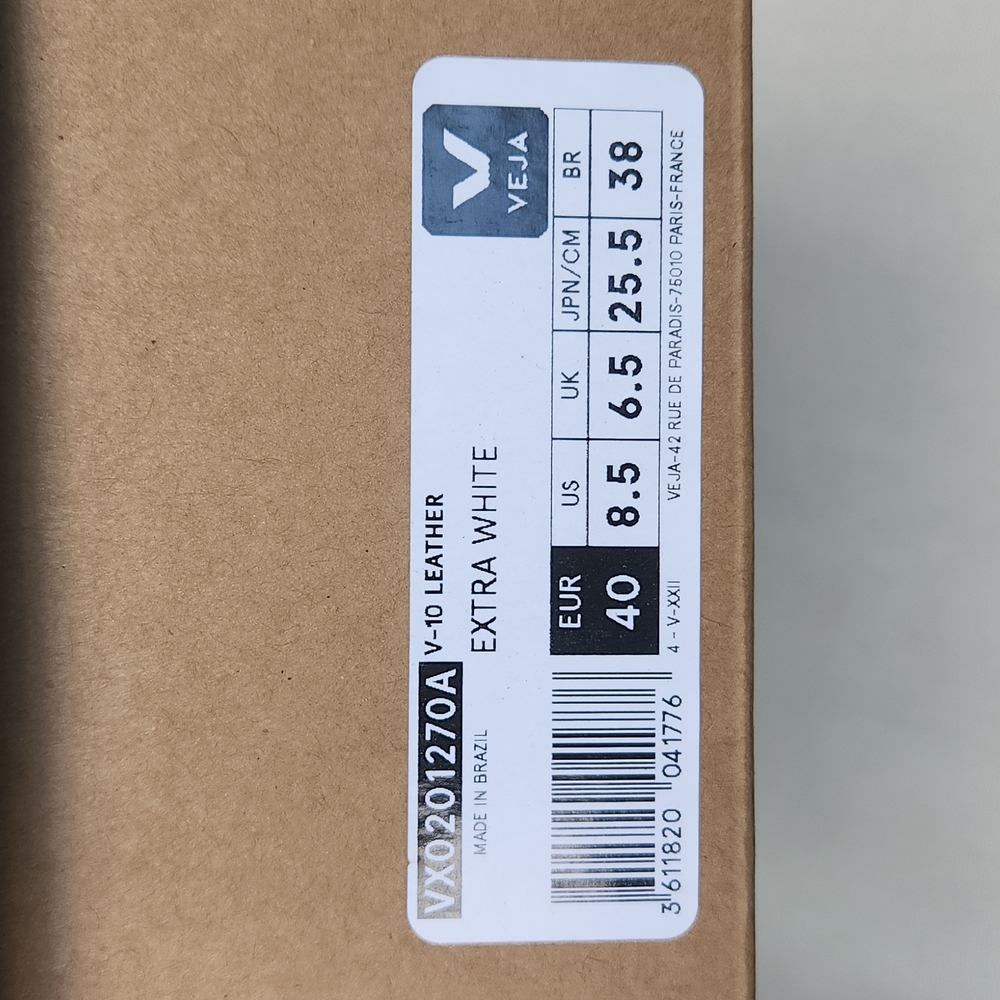Veja V-10 Leather Sneakers - Picture 16 of 16